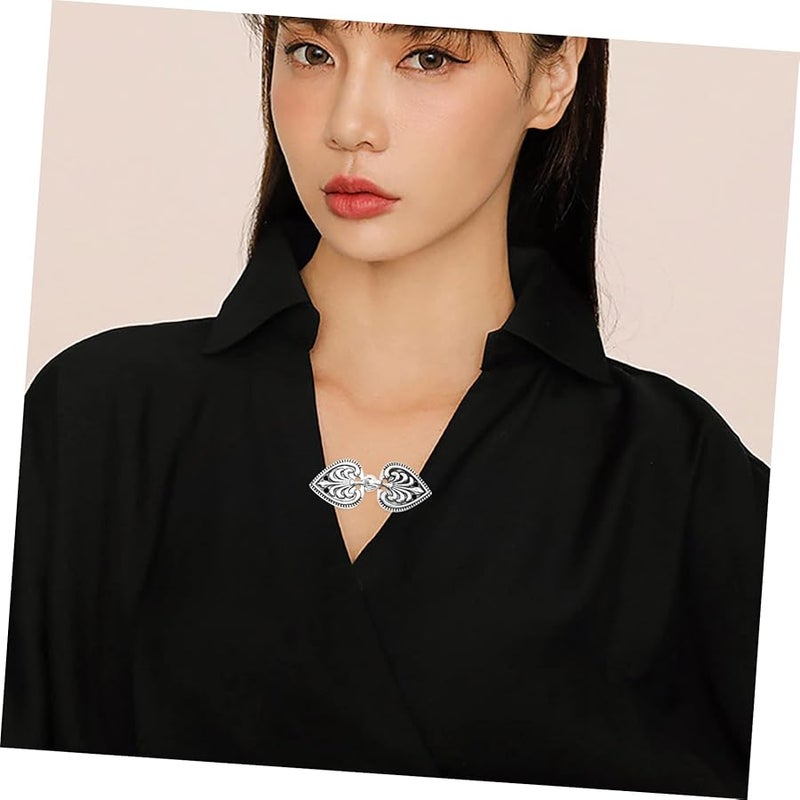 ربط الرداء بأبازيم حزام من الكاب القديم 4 قطع مشبك مشبك من سبائك الزنك والحديد - Image 5